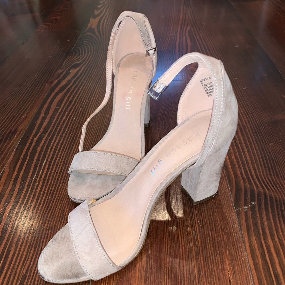 Madden girl nude Swede heels
